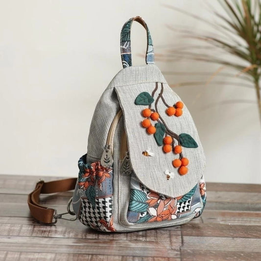 Vintage Floral Breeze Backpack - Exclusive