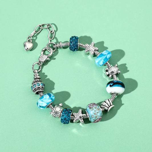 Seabed Bracelet with Blue Stones